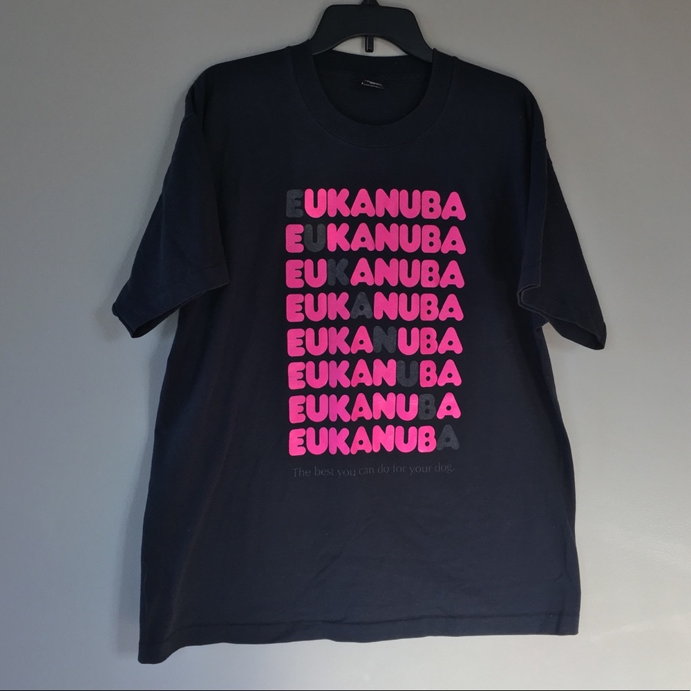 *Rare* Eukanuba Vintage T-Shirt Black/Pink Size: L
